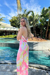 Haru Maxi Dress - Pink Multi