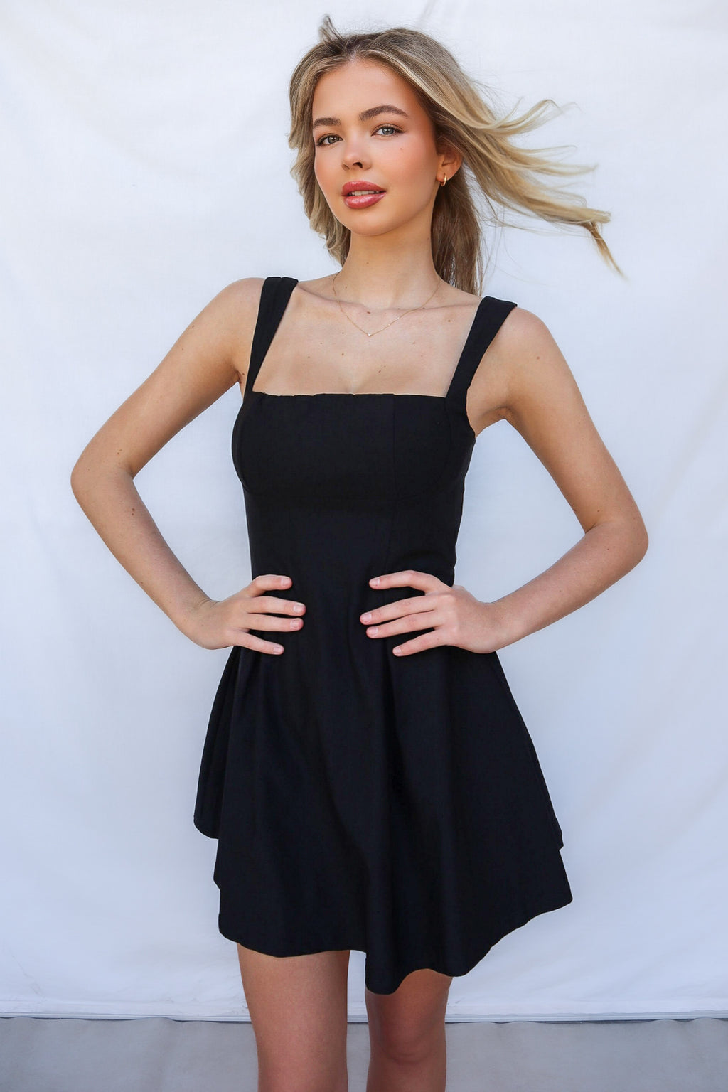 Alany Mini Dress - Black