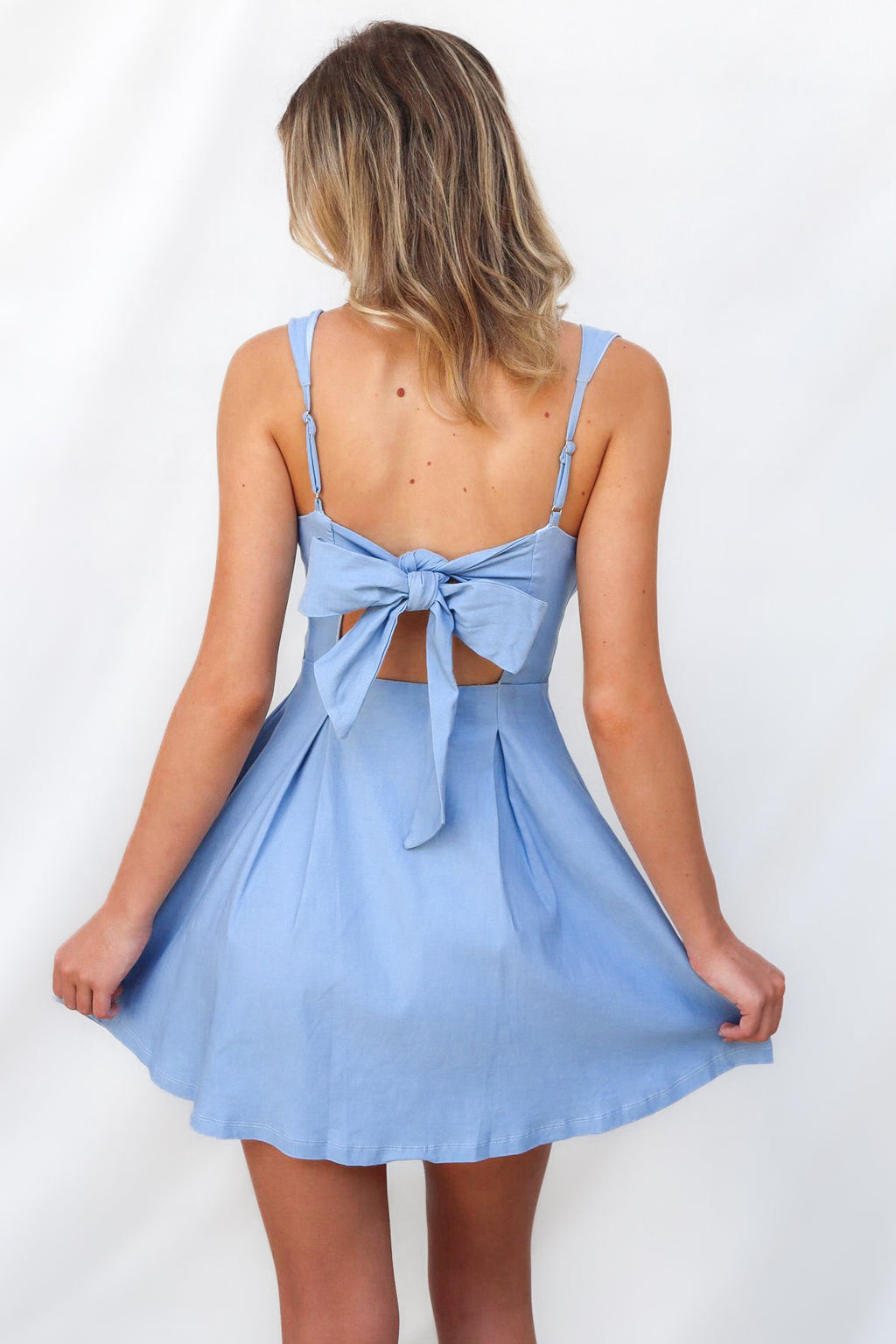 Alany Mini Dress - Blue