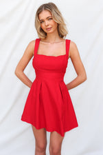 Alany Mini Dress - Red