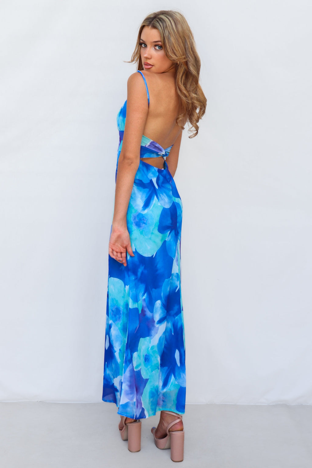 Anna Maxi Dress - Blue