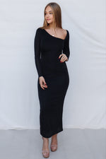 Atonia Maxi Dress - Black Shimmer