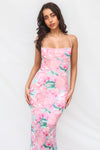 Ellis Maxi Dress - Pink Floral