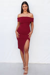 Femme Fatale Dress - Wine