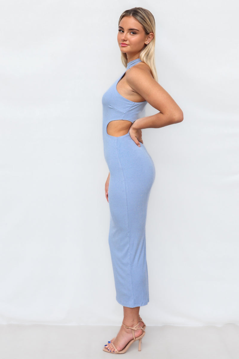 Fina Maxi Dress - Blue