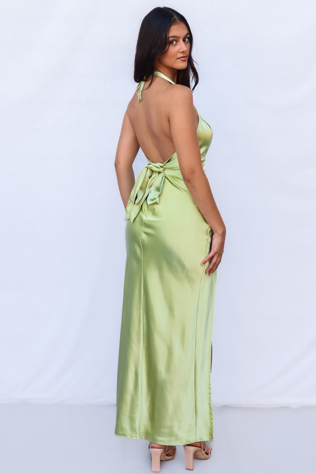 Hadleigh Maxi Dress - Apple Green