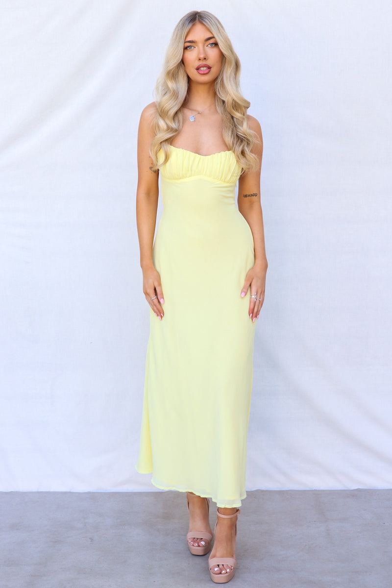 July Maxi Dress - Yellow