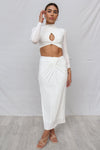 Kaila Set Skirt - White