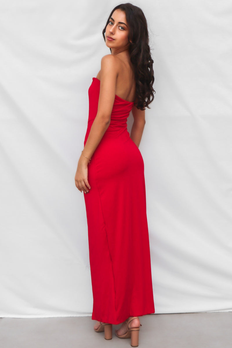 Lacey Maxi Dress - Red