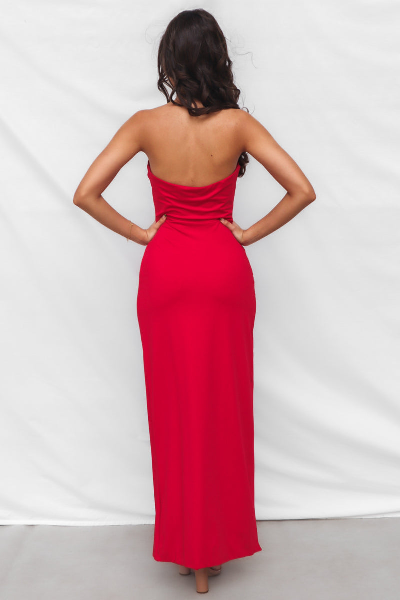 Lacey Maxi Dress - Red