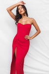 Lacey Maxi Dress - Red