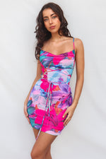 Leilani Mini Dress - Pink Multi