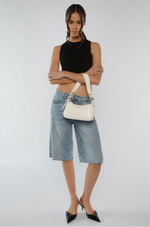 PETA + JAIN Queen Bag - White Crinkle