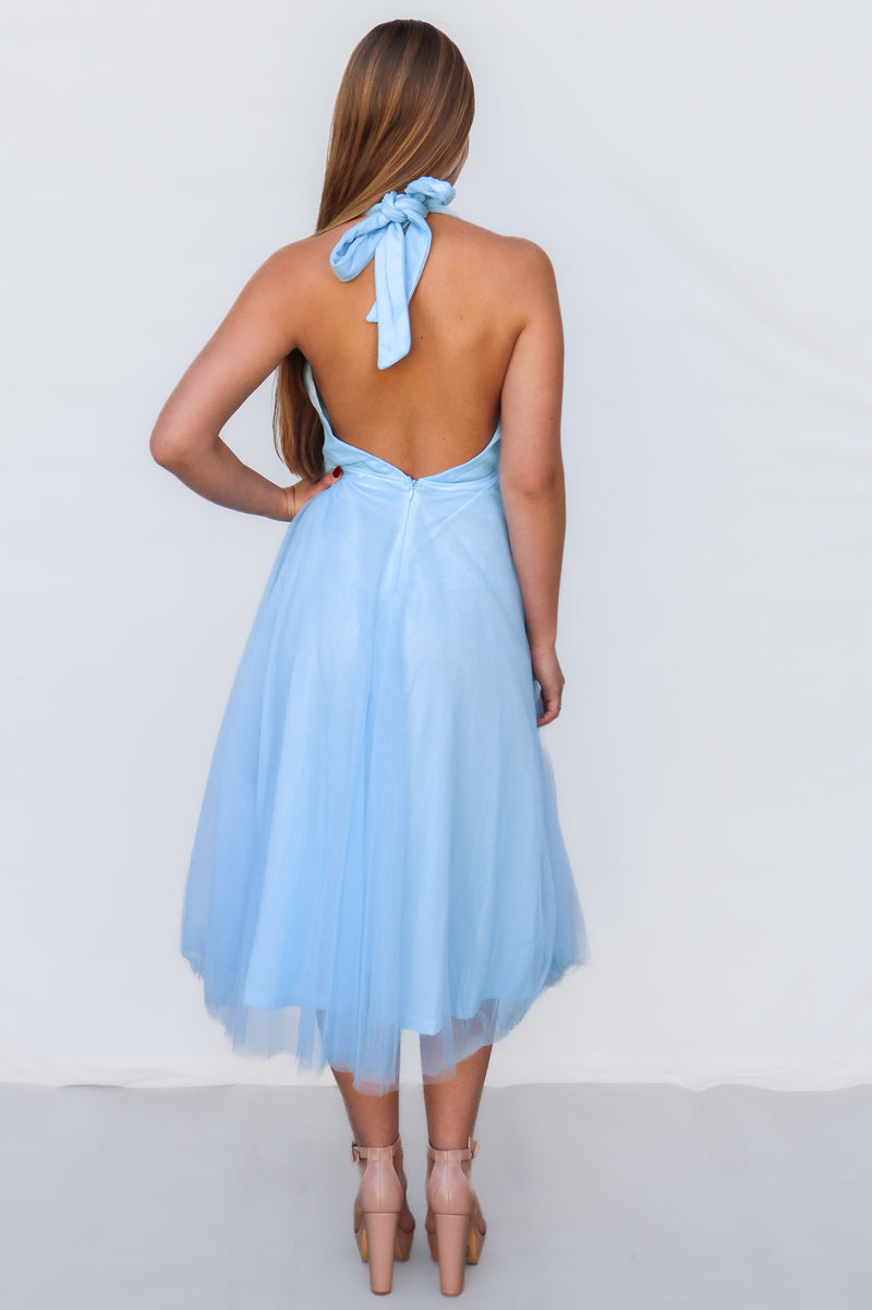 Rapunzel Tulle Dress - Baby Blue