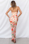 Reagan Maxi Dress - Orange Floral