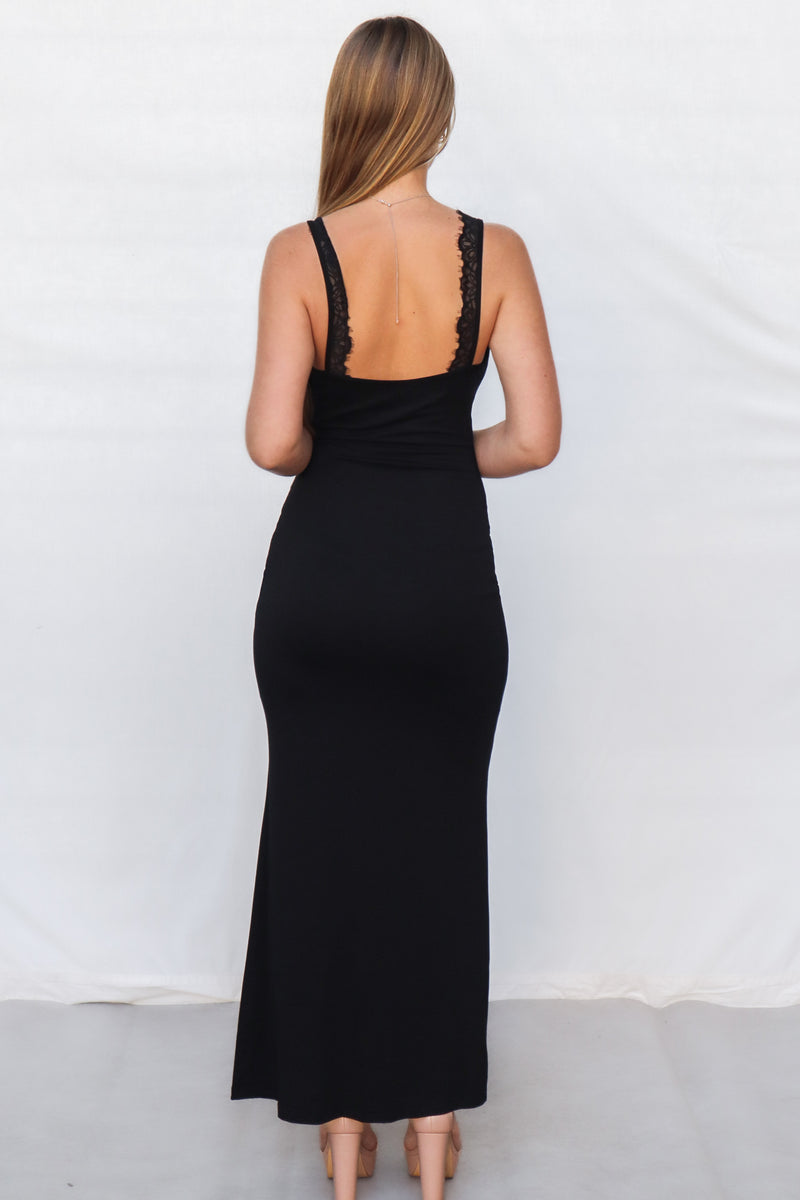 Skye Maxi Dress - Black