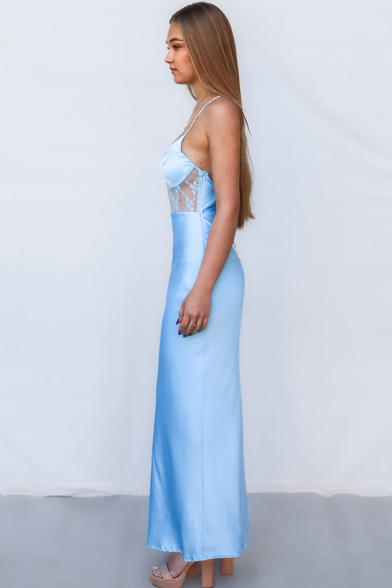 Takiyah Maxi Dress - Blue