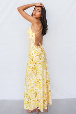 Talia Maxi Dress - Yellow Multi