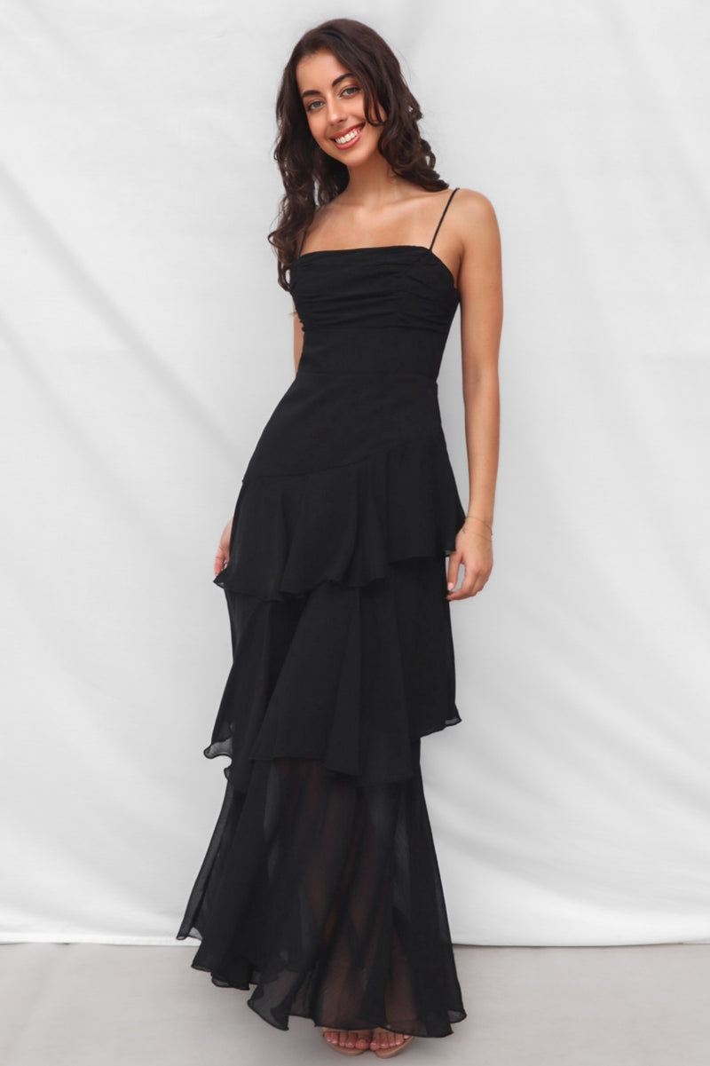 Tommi Maxi Dress - Black