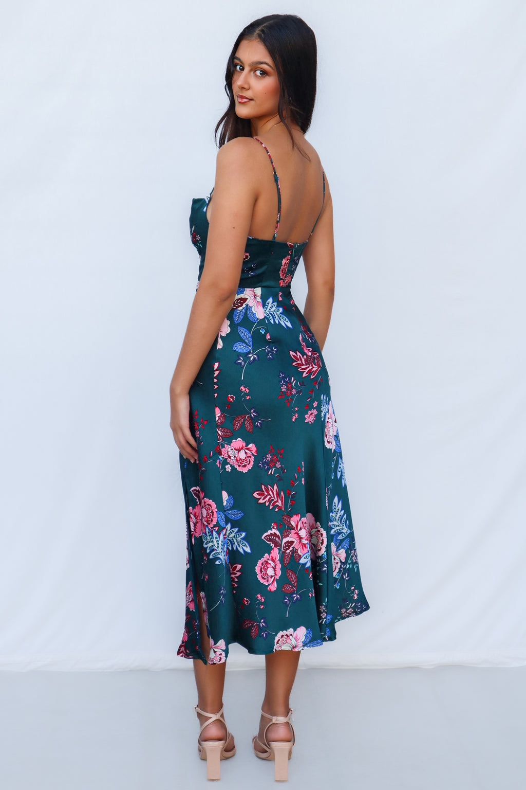Verlaine Midi Dress - Multi Floral
