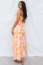 Yura Maxi Dress - Yellow Floral