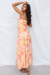 Yura Maxi Dress - Yellow Floral