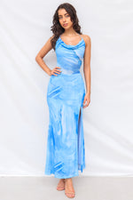 Emory Maxi Dress - Blue Print